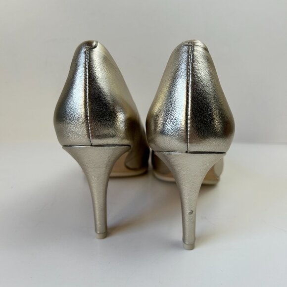 Cole Haan Shoes Gold Grand 360 Ambition Pumps Pointed Toe Stiletto - Picture 4 of 13